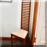 F11. Tall ladder chair. 57”h x 16” x16” 